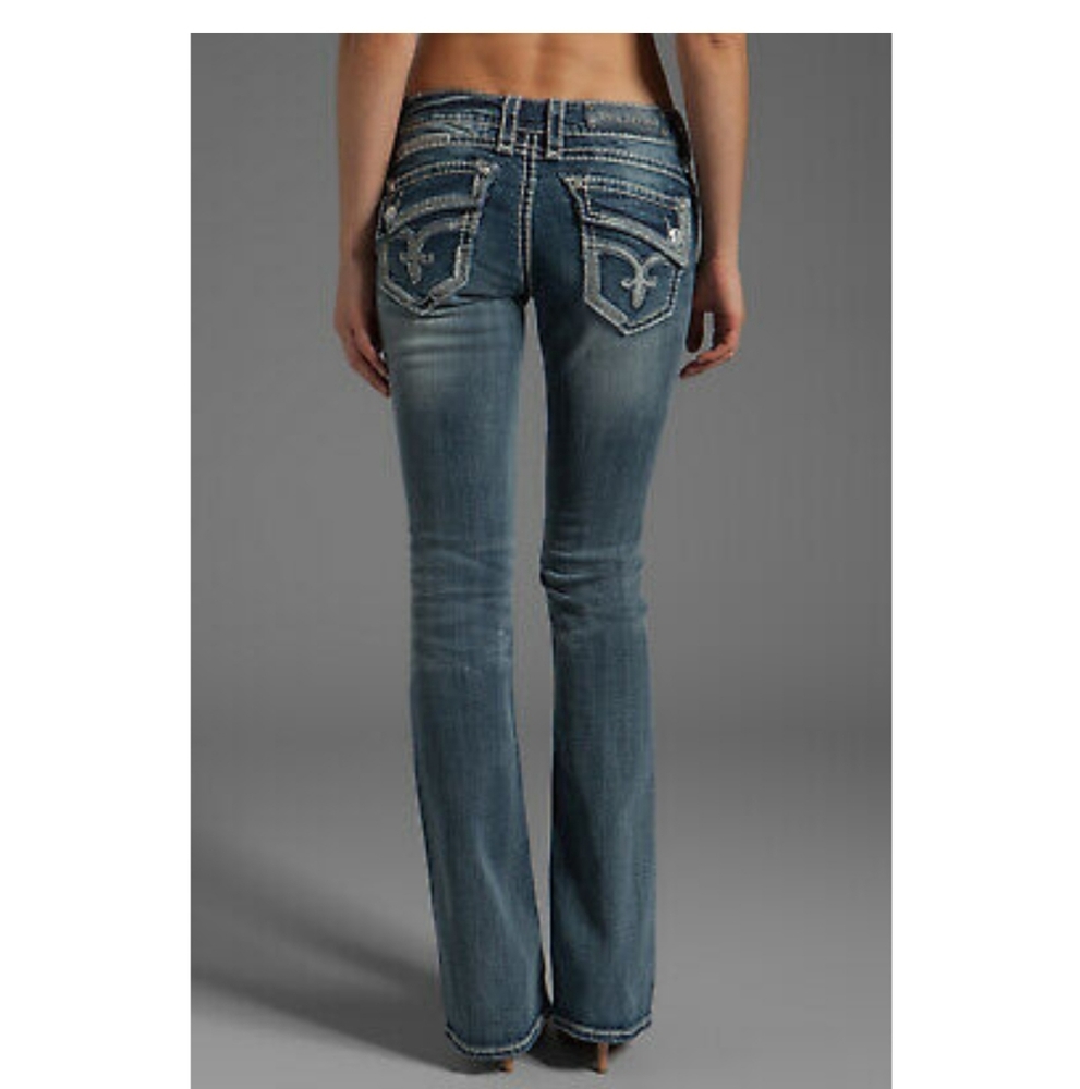 Rock Revival Johanna Distressed Bootcut Jeans 29